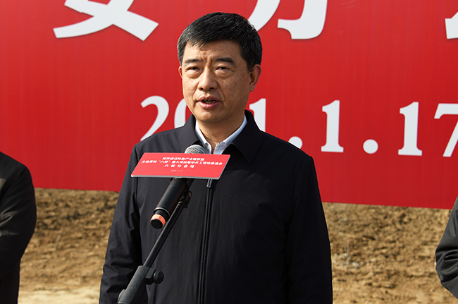 省委常委,市委书记孙云飞下达开工令,市长叶露中讲话,市领导陈家本,杨